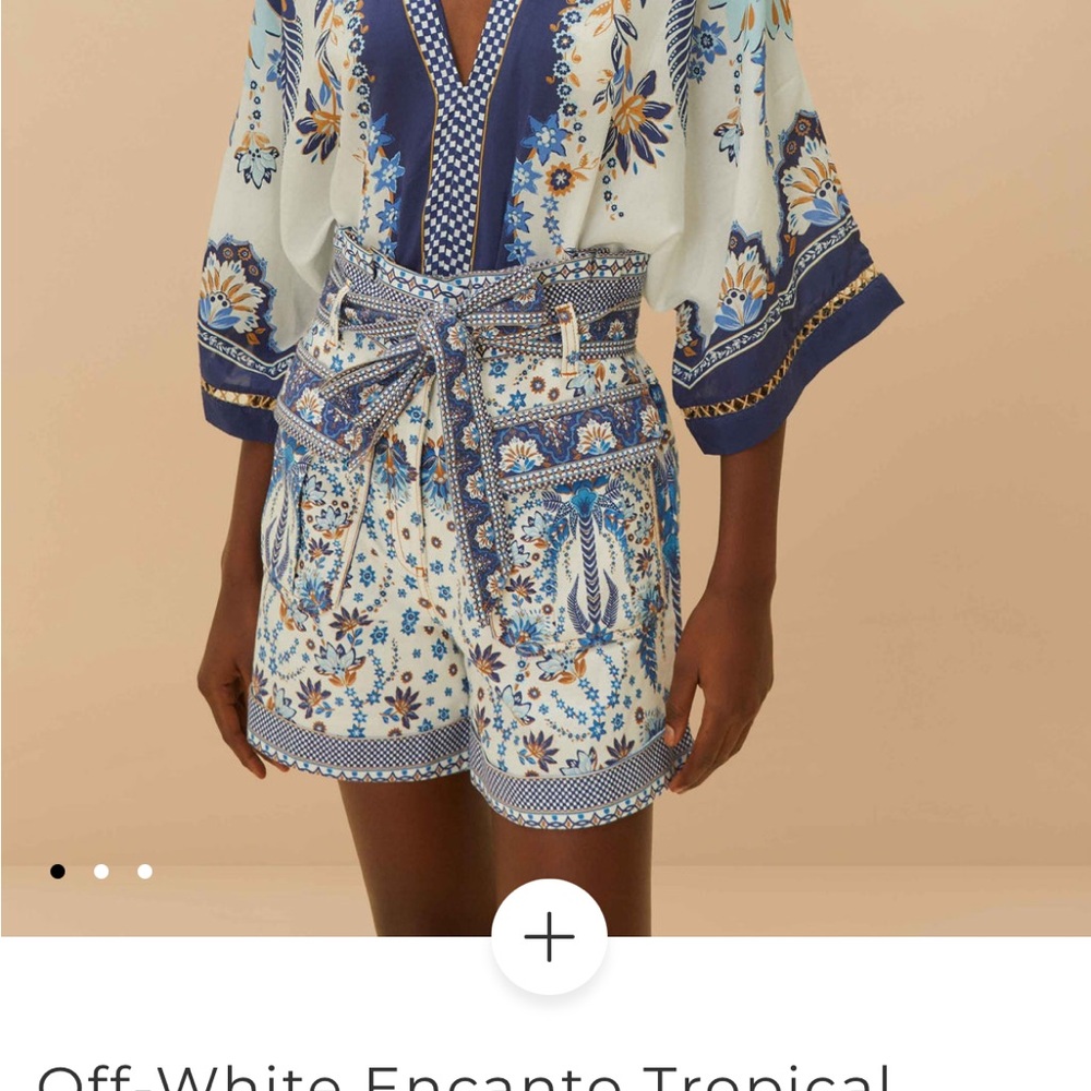 Off-White Encanto Tropical Shorts NWOT Size 10